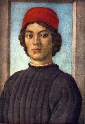 LIPPI, Filippino Portrait of a Youth sg oil on canvas